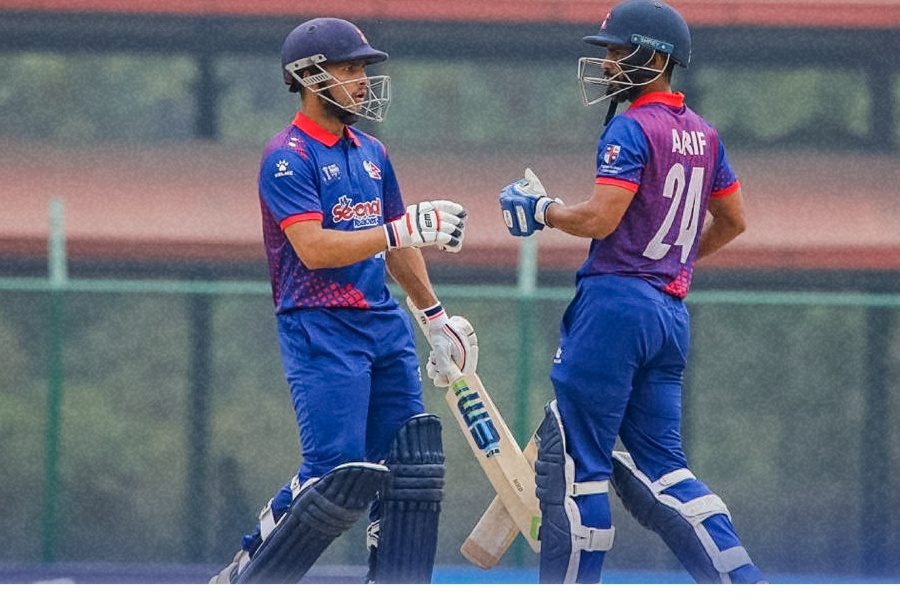 कुशलको कीर्तिमानी शतकमा नेपालको इतिहासकै उच्च योगफल, ओमानलाई दियो ३११ रनको लक्ष्य