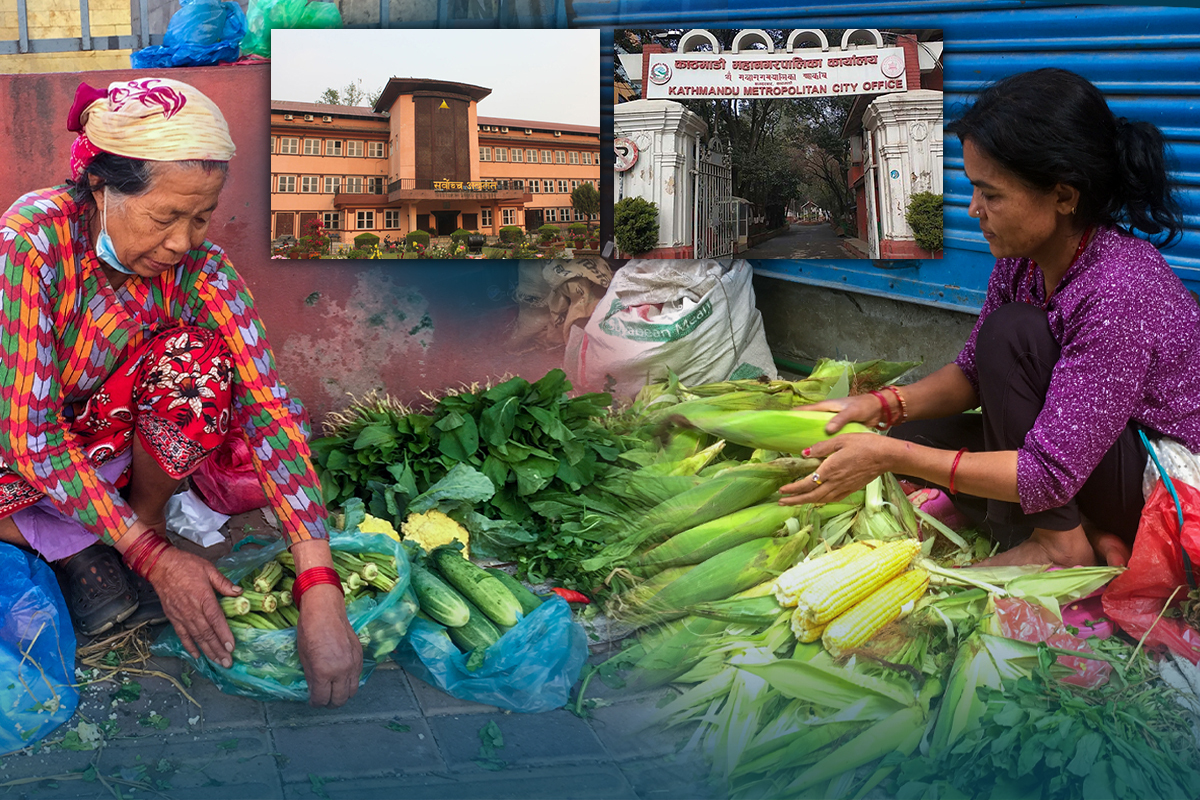 सडक व्यापारबाट गुजारा चलाउनेहरूको दैनिकी अन्योलमा, सर्वाेच्चको पूर्णपाठ पर्खिंदै महानगर