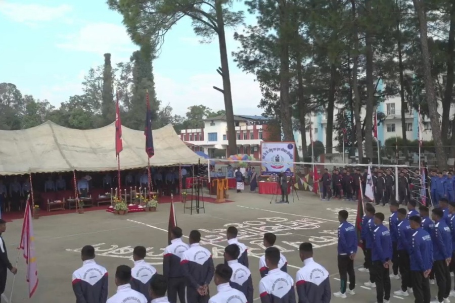 आईजीपी रनिङ कप पुरुष भलिबल प्रतियोगिता शुरू