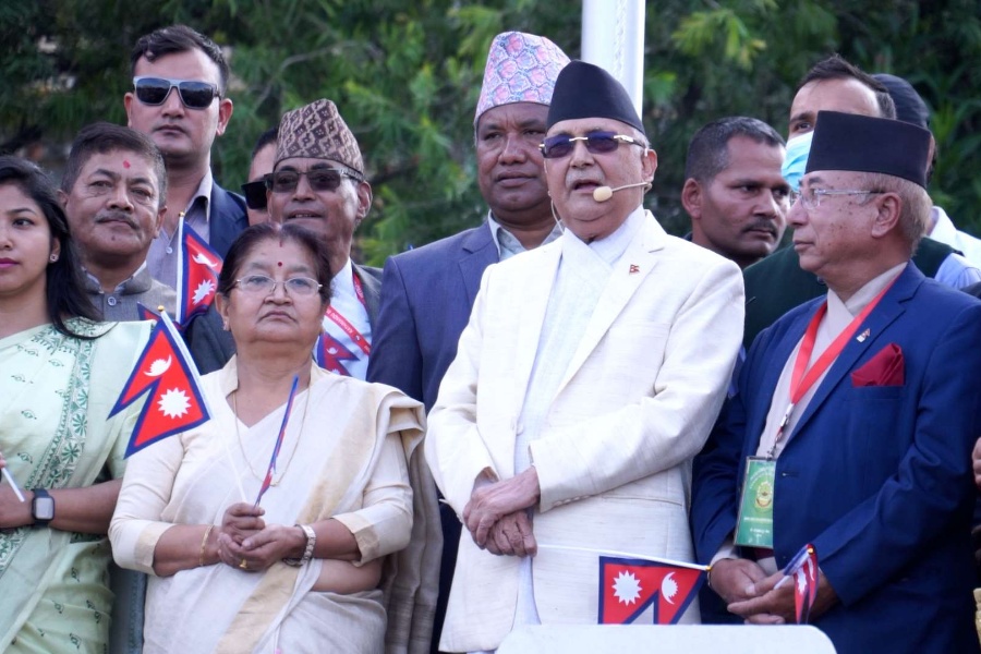 वर्तमान संविधान नेपालको भविष्यको गोरेटो हो: ओली 