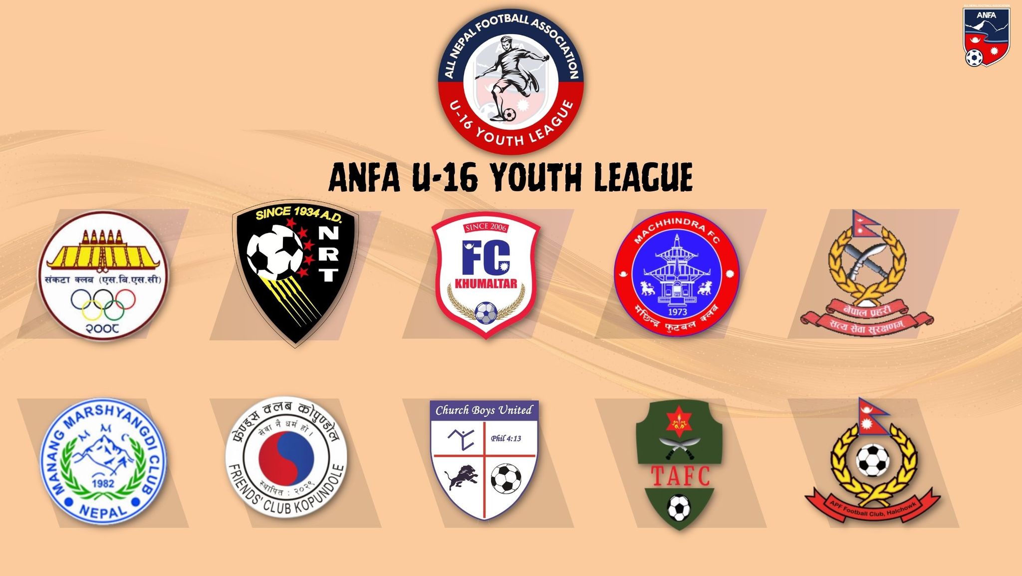 यू–१६ युथ लिगमा खेलाडीको उमेर विवाद : चार क्लबले गरे खेल बहिस्कार