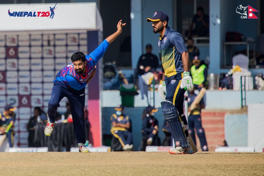 नेपाल टी२० लिग : काठमाडौँलाई हराउँदै विराटनगर प्लेअफमा