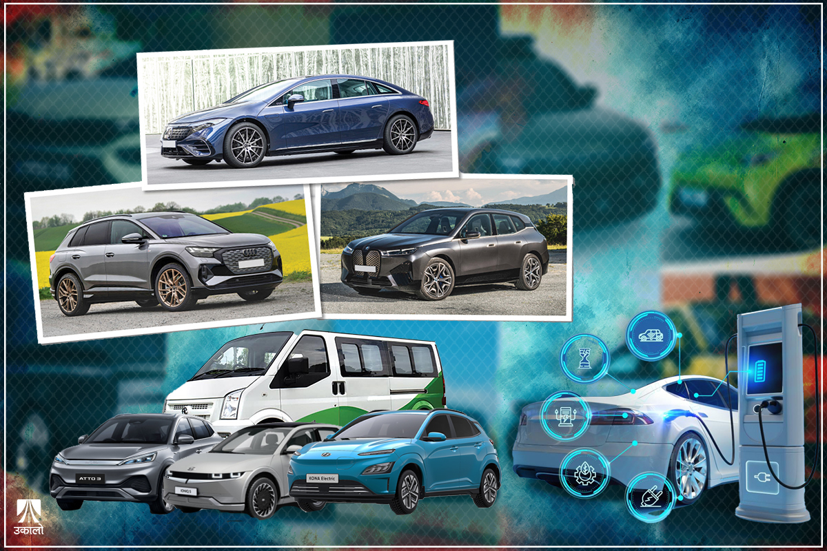 बिजुलीको दबदबाः नेपाल भित्रिने नयाँ गाडीमध्ये ७१ प्रतिशत ईभी