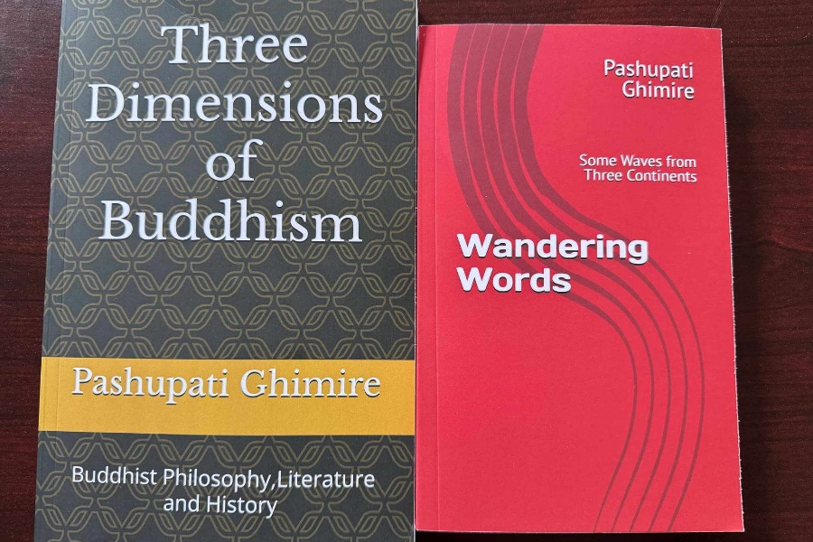 ‘वान्डरिङ वर्ड्स’ र ‘थ्री डाइमेन्सन्स अफ बुद्धिजम’ पुस्तक सार्वजनिक