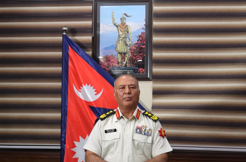 प्रधानसेनापतिको सम्बोधनः आन्दोलनरत पक्षलाई वार्तामा आउन आह्वान