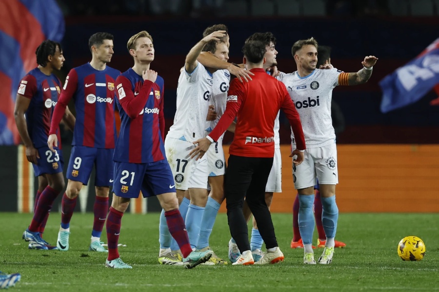 स्पेनिस ला लिगा: जिरोनासँग बार्सिलोना पराजित