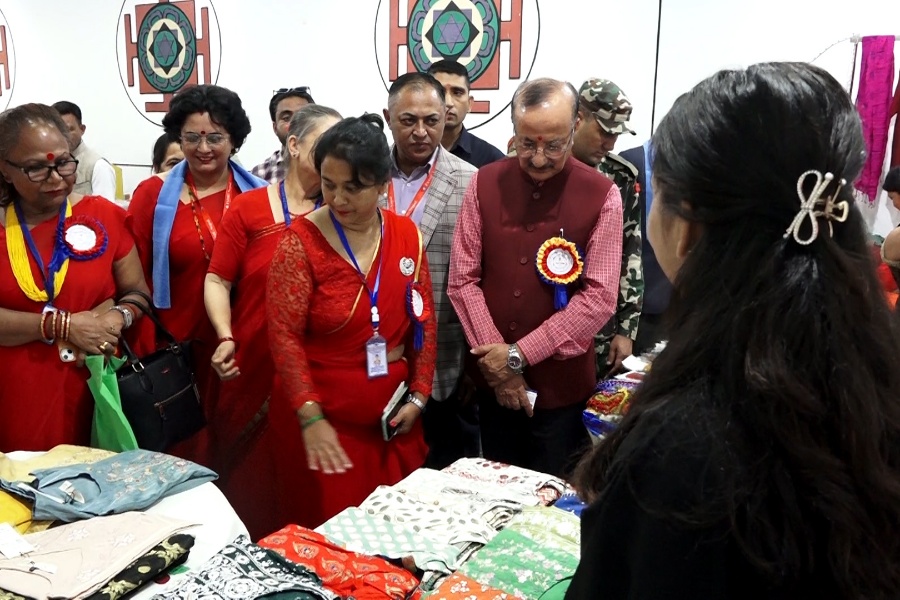 सुस्ताएकाे उद्याेग क्षेत्रलाई चलायमान बनाउन ललितपुरमा महिला उद्यमी मेला