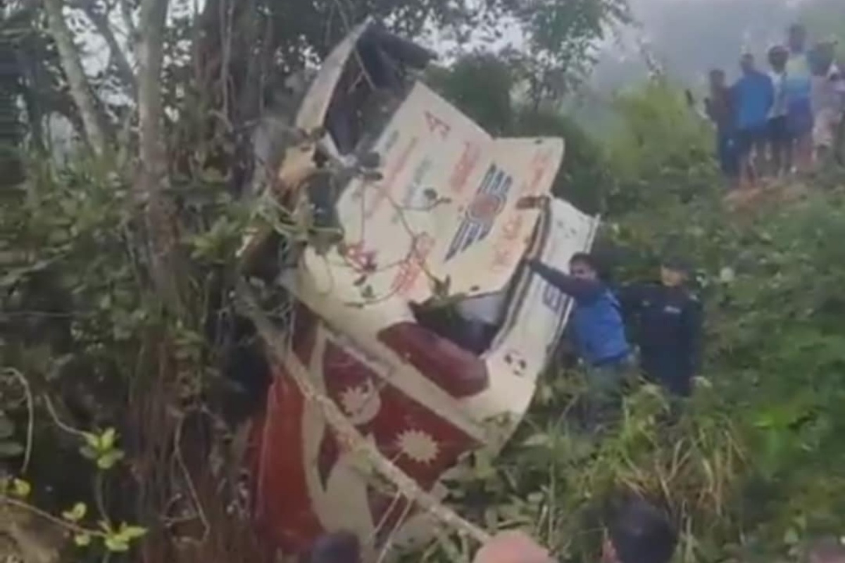 गोरखामा रात्रिबस दुर्घटना: २१ जना घाइते