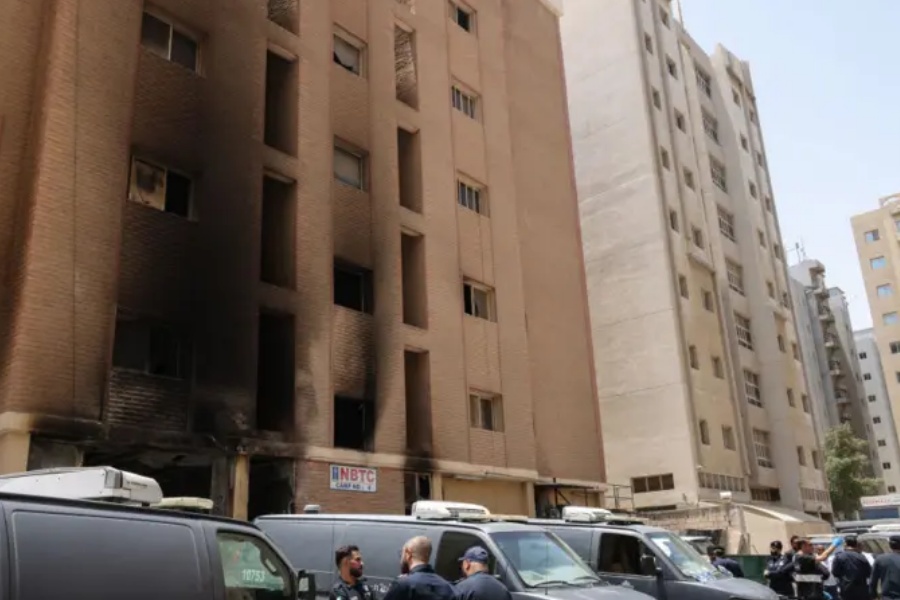 कुवेतमा भएको आगलागीमा परेर ३ जना नेपाली सामान्य घाइते