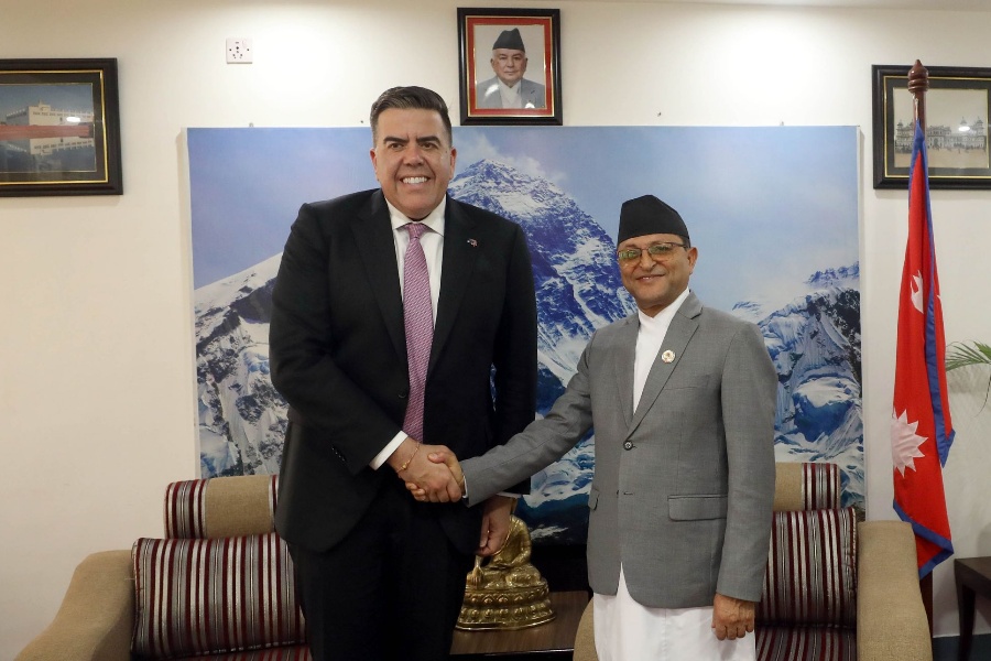 राष्ट्रियसभा अध्यक्ष तिमिल्सिना र अस्ट्रेलियाका सभामुख मिल्टन डिकबीच भेटवार्ता