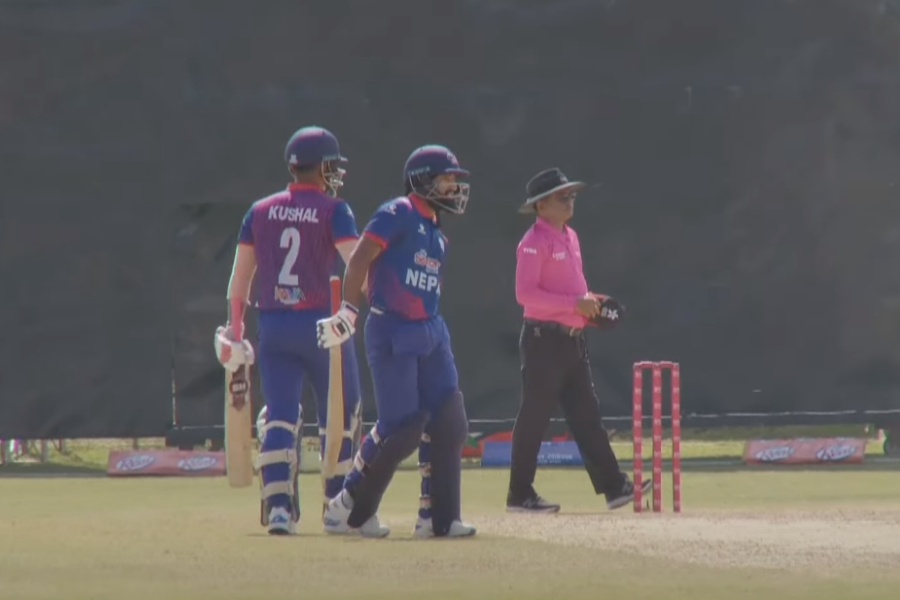 कुशल र दीपेन्द्रको अर्धशतकमा नेपालले हङकङलाई दियो २१४ रनको लक्ष्य