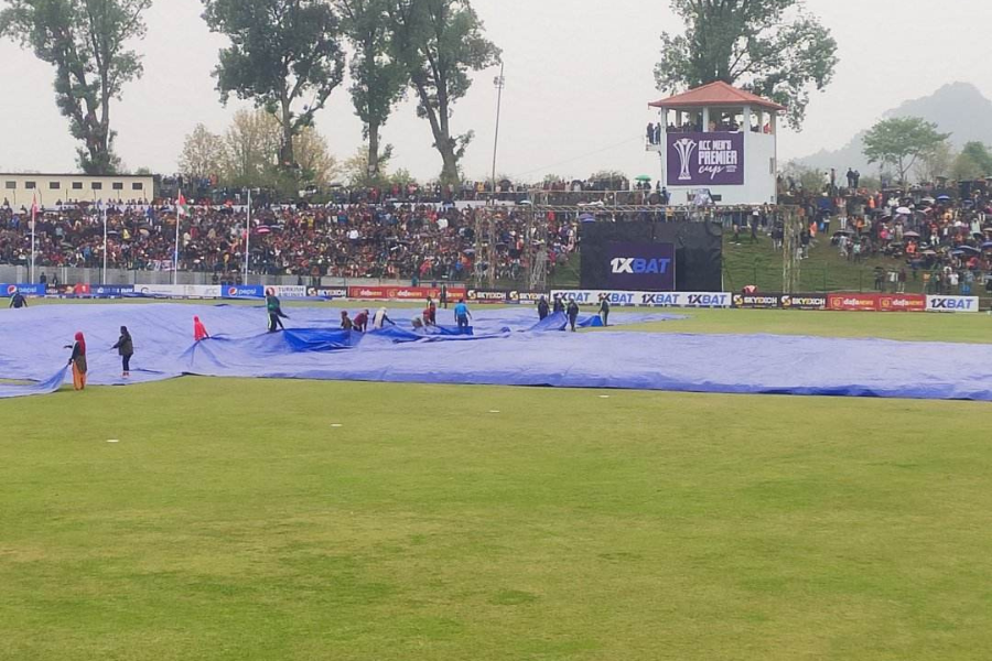 वर्षापछि रोकियो नेपाल र यूएईबीचको खेल