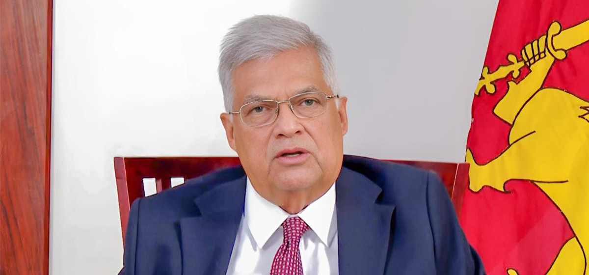 श्रीलंकाका पूर्वराष्ट्रपति विक्रमासिङ्घे नेपालमा