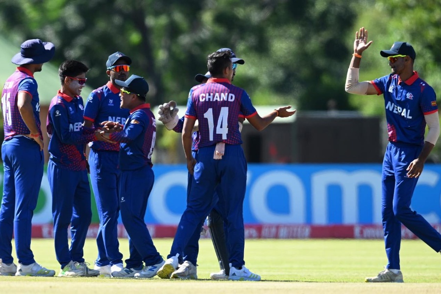 यू१९ विश्वकप: अफगानिस्तानविरुद्ध फिल्डिङमा नेपाल 