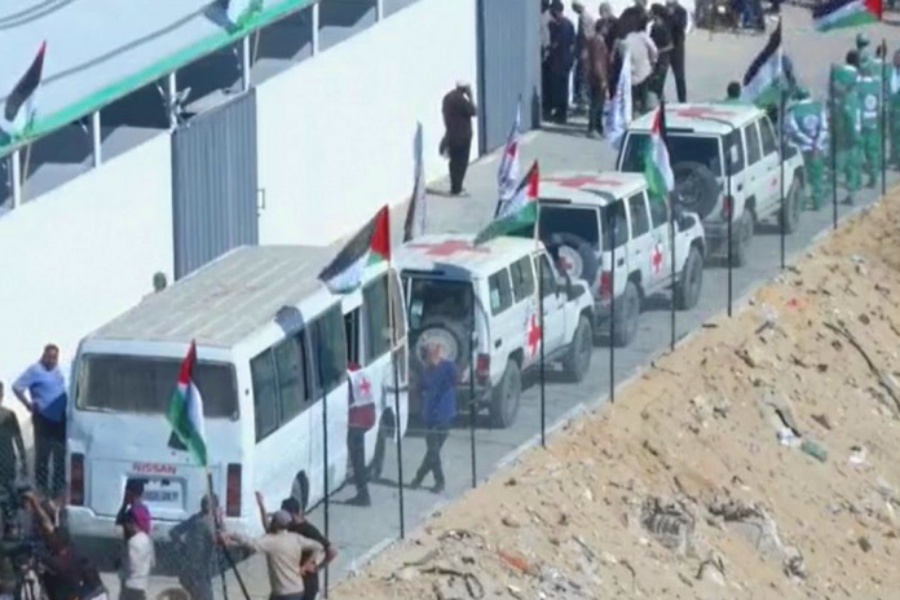 पहिलो चरणमा हमासले रिहा गर्‍यो ७ इजरायली बन्धक