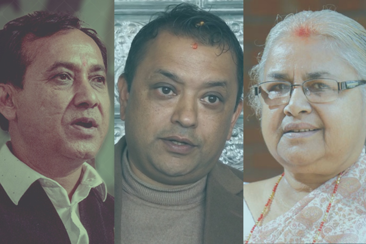 निर्वाचनबारे प्रधानमन्त्री कार्कीले कांग्रेस महामन्त्रीद्वय थापा र शर्मासँग गरिन् छलफल