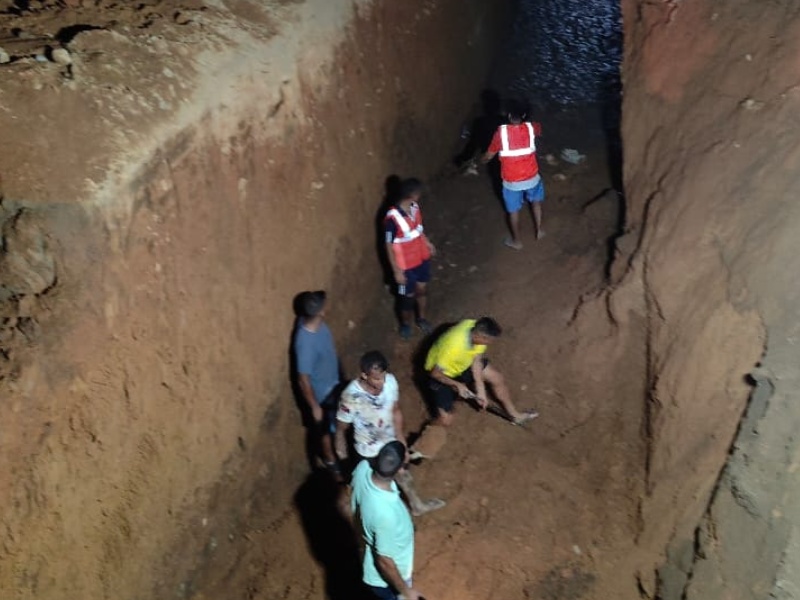 कावासोतीमा नाला बनाउन खाल्डो खन्ने क्रममा पुरिएर २ जनाको मृत्यु, १ बेपत्ता