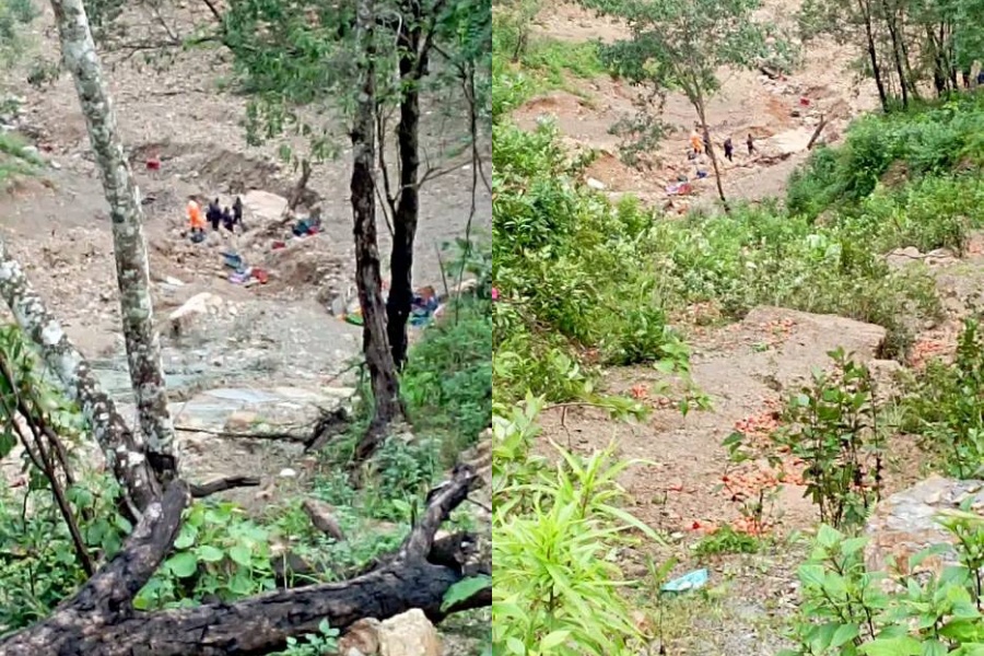 सल्यानमा जीप दुर्घटना हुँदा २ जनाको मृत्यु