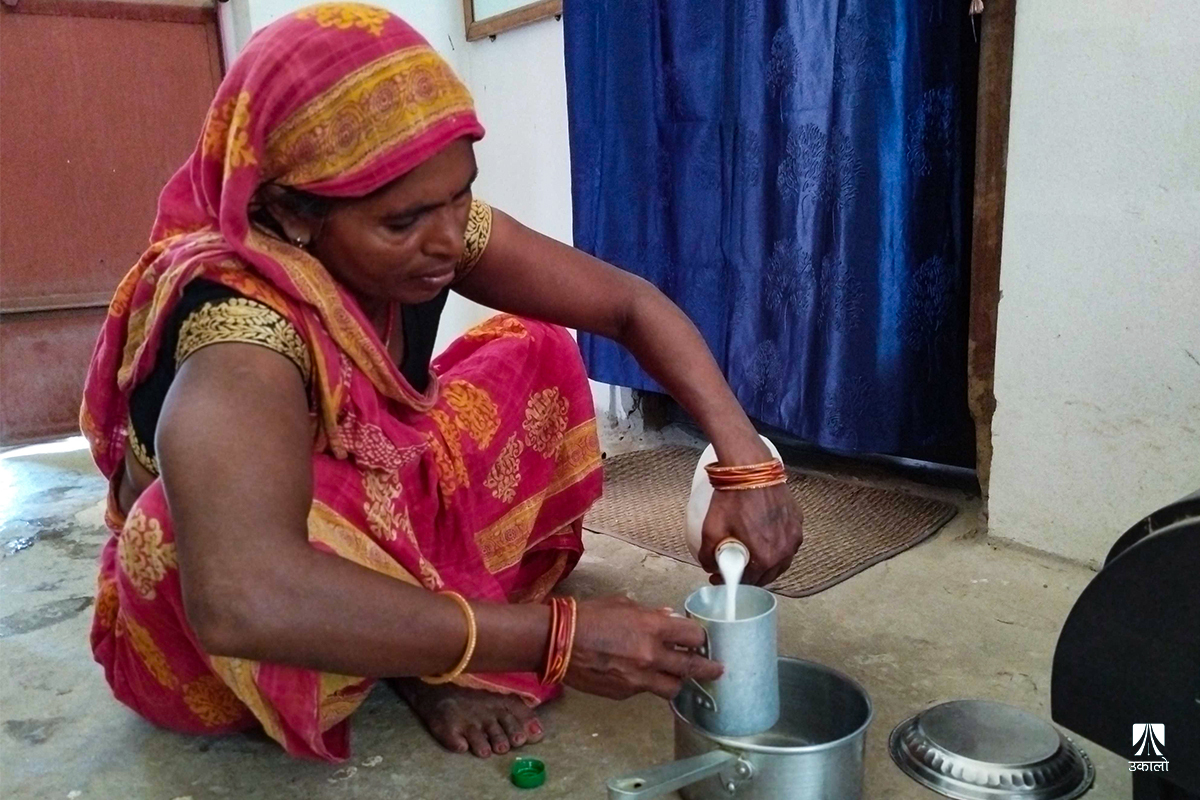 घुंघटको घेरा तोडेर डेढ दशकदेखि परिवारको रथ हाँकिरहेकी चन्द्रदेवी