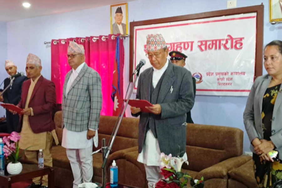 कोशीमा मन्त्रिपरिषद् गठन, एमाले र कांग्रेसबाट एक–एक जना बने मन्त्री