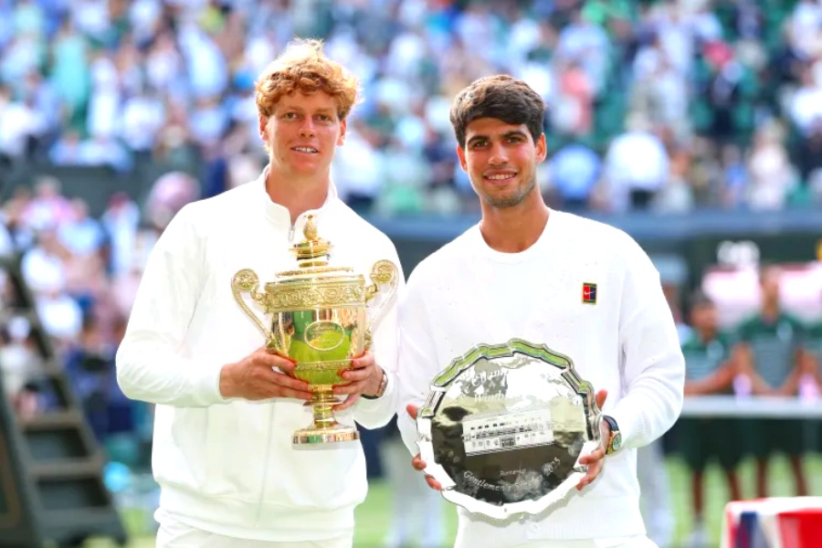 अल्काराजलाई हराउँदै यानिक सिनरले जिते विम्बल्डन उपाधि