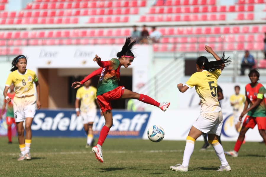 सेमिफाइनलमा बांग्लादेशले भुटानलाई ७–१ गोलले हरायो