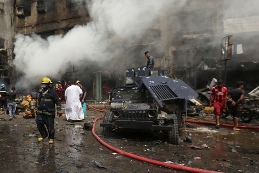 इराकमा बम विस्फोट, ९ जना सुरक्षाकर्मीको मृत्यु