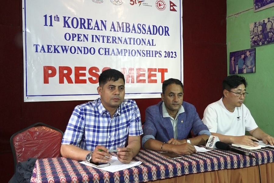 नेपालमा पहिलाेपटक अन्तर्राष्ट्रिय तेक्वान्दो च्याम्पियनसिप हुँदै