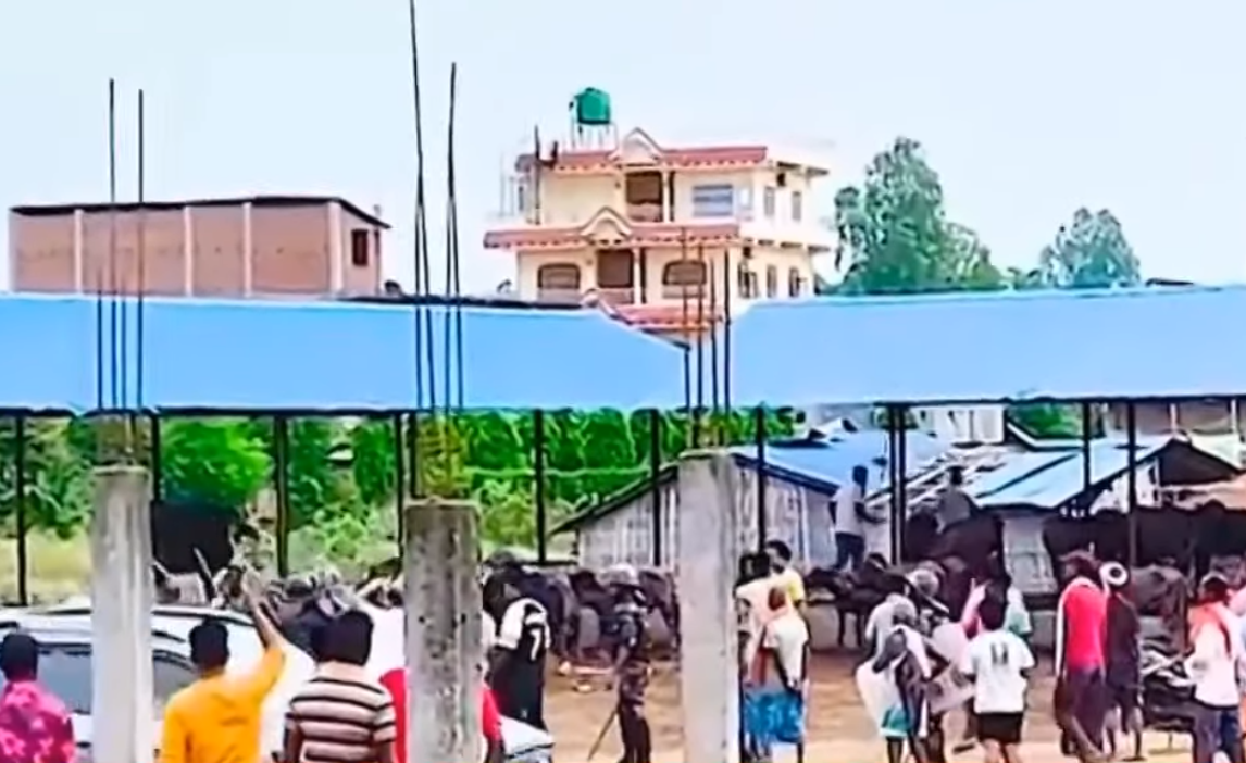 गोरु बजारको ठेक्का विवादले गौशालामा झडप हुँदा वडाध्यक्षसहित पाँच घाइते