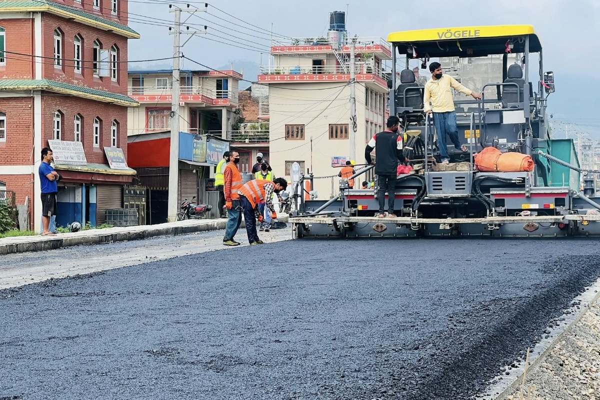 साँगा–धुलिखेल सडक विस्तार सुस्त गतिमा