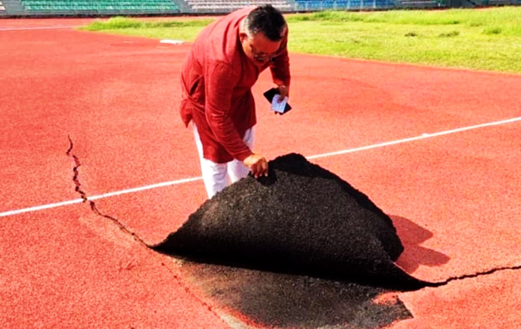 उपसमितिले थाल्यो नेपालगन्ज रंगशालाको ‘सेन्थेटिक ट्र्याक’बारे छानबिन