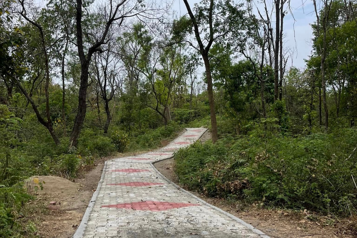 कैलालीको चिडिया तालसम्म पदमार्ग निर्माण, पर्यटक बढ्ने अपेक्षा 