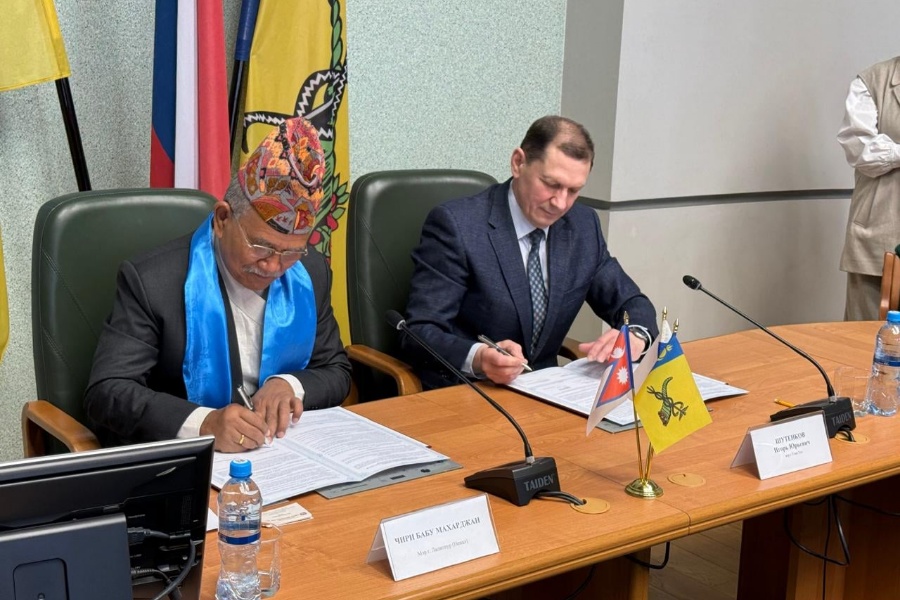 ललितपुर महानगर र रुसको उलान उदे शहरबीच भगिनीसम्बन्ध कायम