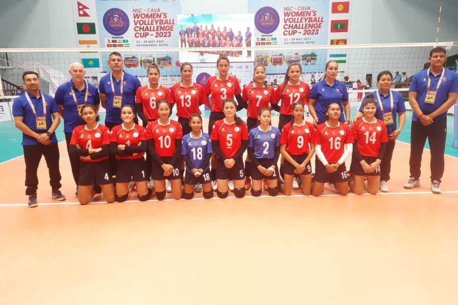 भलिबल खेलाडीलाई मासिक ५ हजार तलब दिने संघको घोषणा