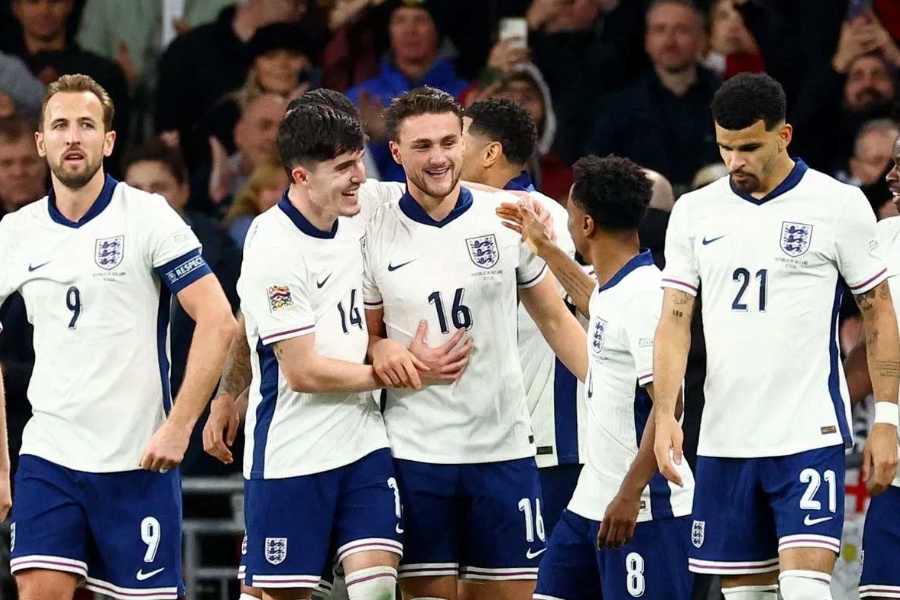 यूईएफए नेसन्स लिगमा इंग्ल्यान्डको फराकिलो जित