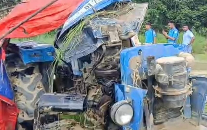 वीरगन्जमा ट्याक्टर दुर्घटना हुँदा २ जनाको मृत्यु, १ घाइते