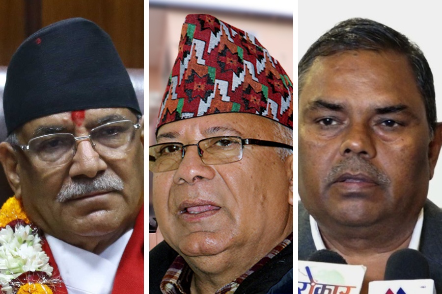 सरकारमा सहभागिताबारे माधव नेपाल र उपेन्द्र यादवसँग छलफलमा प्रधानमन्त्री प्रचण्ड