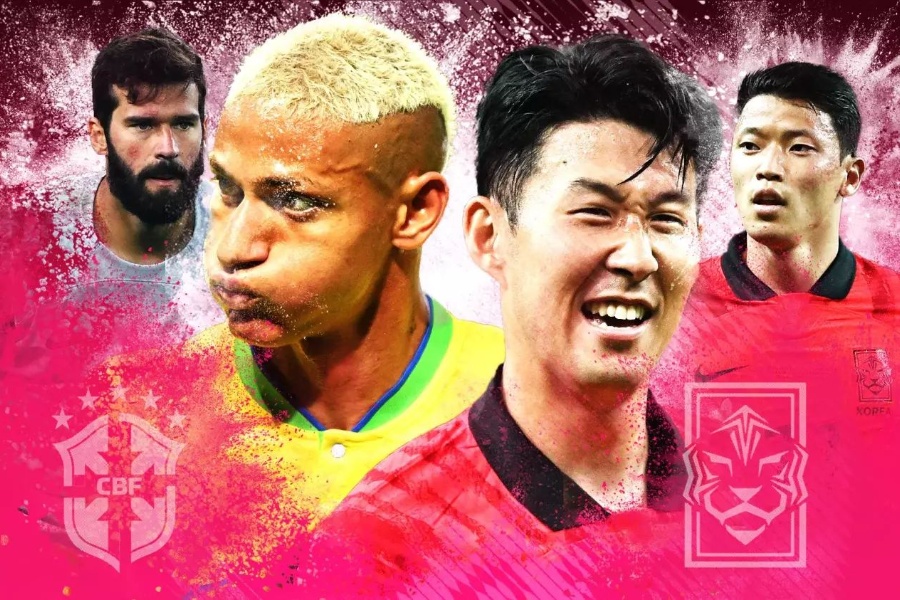 पाँचपटकको विश्वविजेता ब्राजिललाई रोक्ने लक्ष्यमा दक्षिण कोरिया