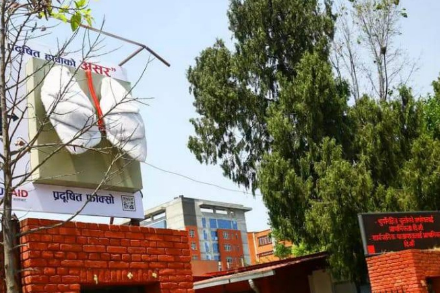 वायु प्रदूषणका कारण १५ दिनमै कालो भयो कृत्रिम फोक्सो