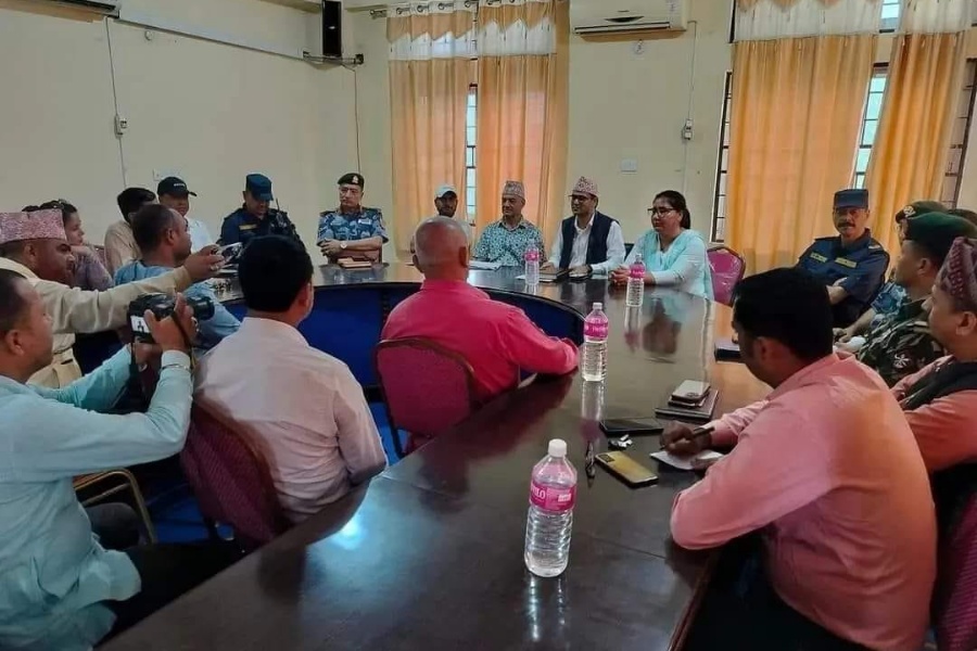 नेपालगन्जमा सर्वपक्षीय बैठकको निर्णयः सामाजिक सद्भाव बिथोल्ने गतिविधि गर्नेलाई कारबाही गरिने