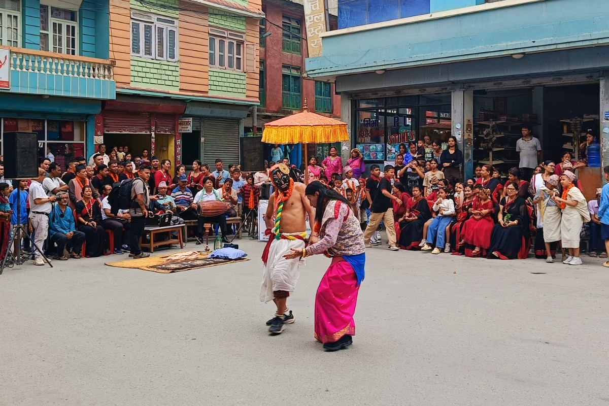 म्याग्दीमा दशकपछि देखाइयो ‘नागिनी’ लुकाउने नाच