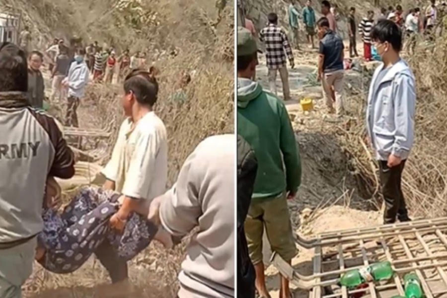 धरानबाट घोरेटार आउँदै गरेको जिप दुर्घटना, ६ जनाको मृत्यु