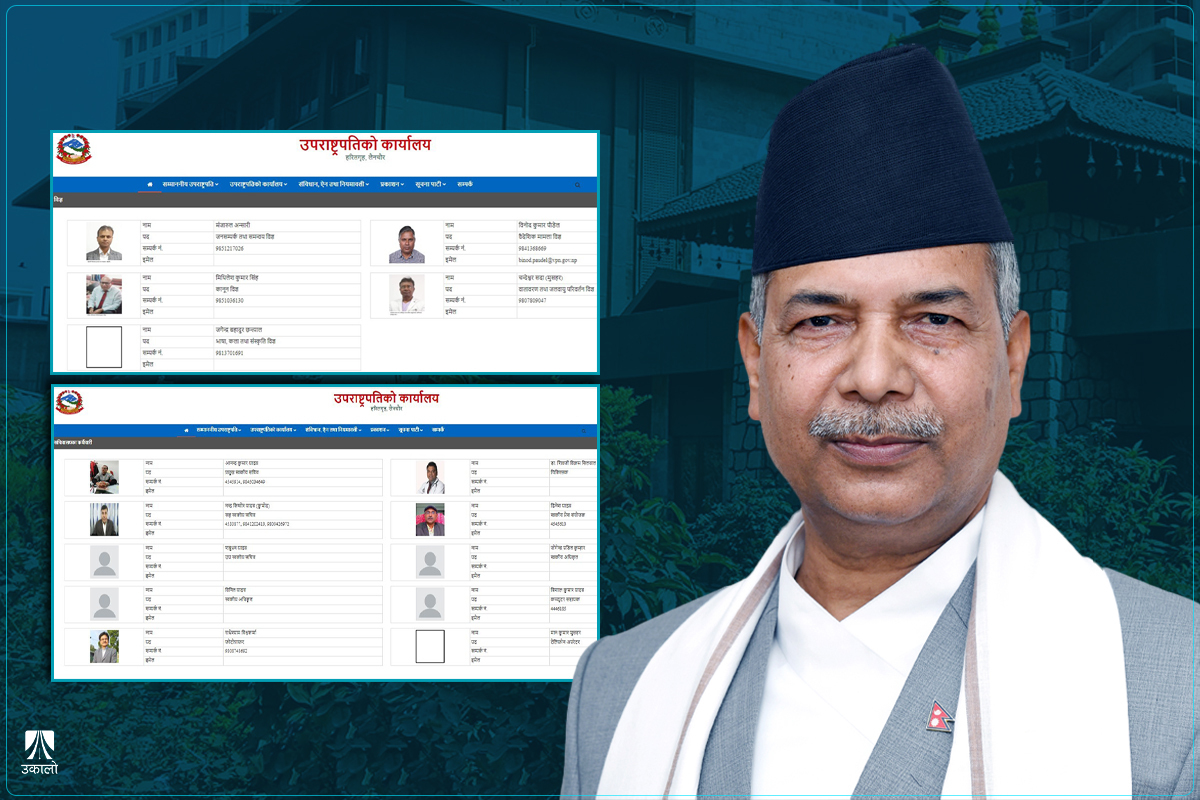 उपराष्ट्रपति कार्यालयमा कर्मचारीः स्थायी दरबन्दीभन्दा सचिवालयमा धेरै, अधिकांश फुर्सदिला