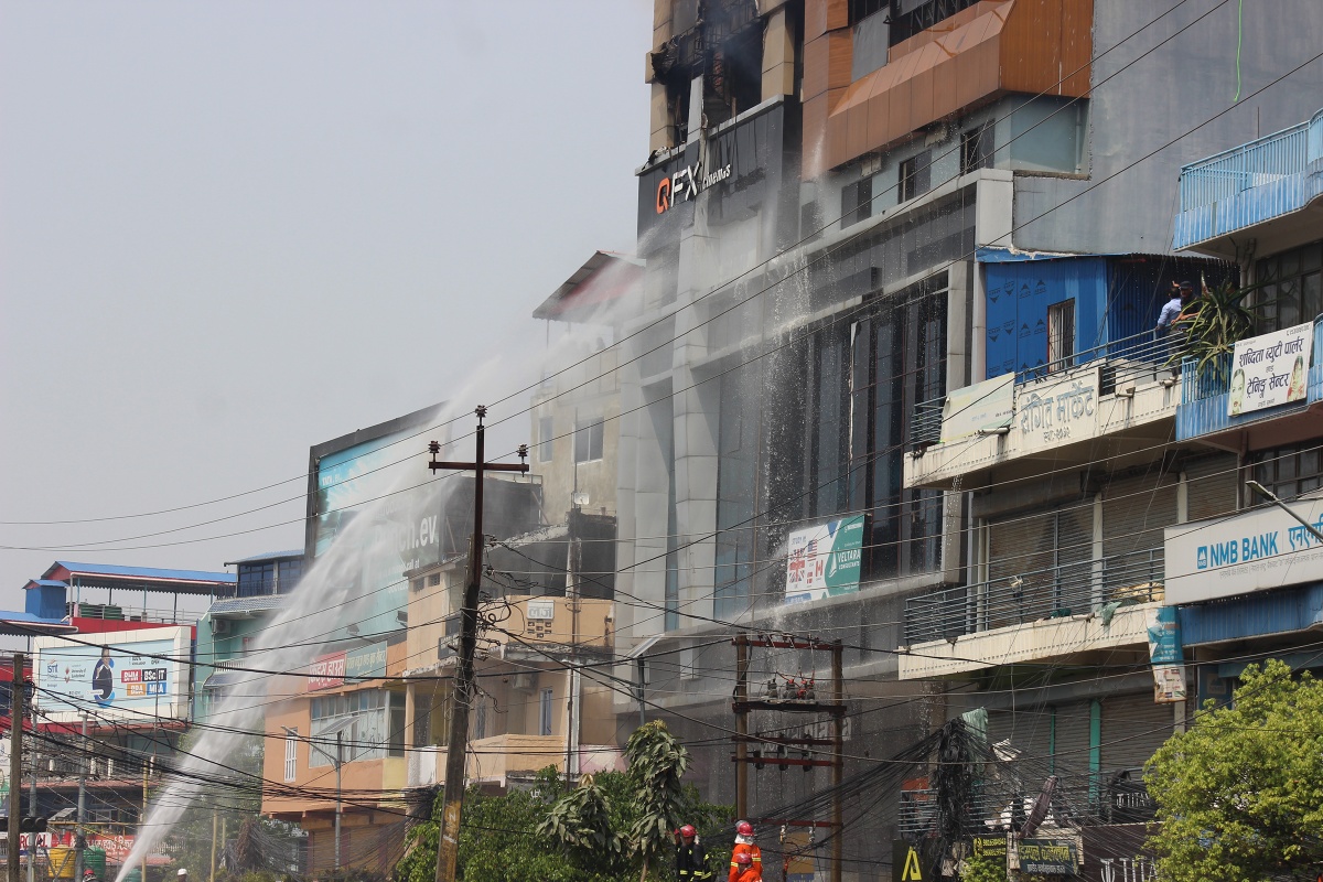 सेन्टर प्लाजा आगलागी: ११ जनाको उद्धार