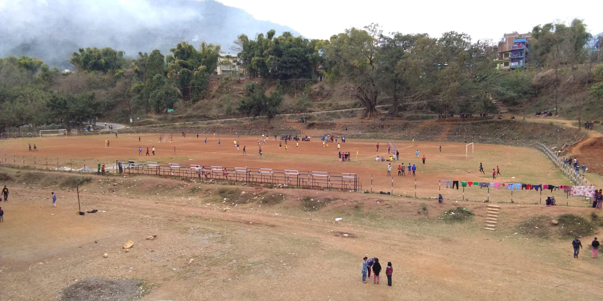 बांगेचौर खेल मैदान निर्माण ५ वर्षदेखि अलपत्र