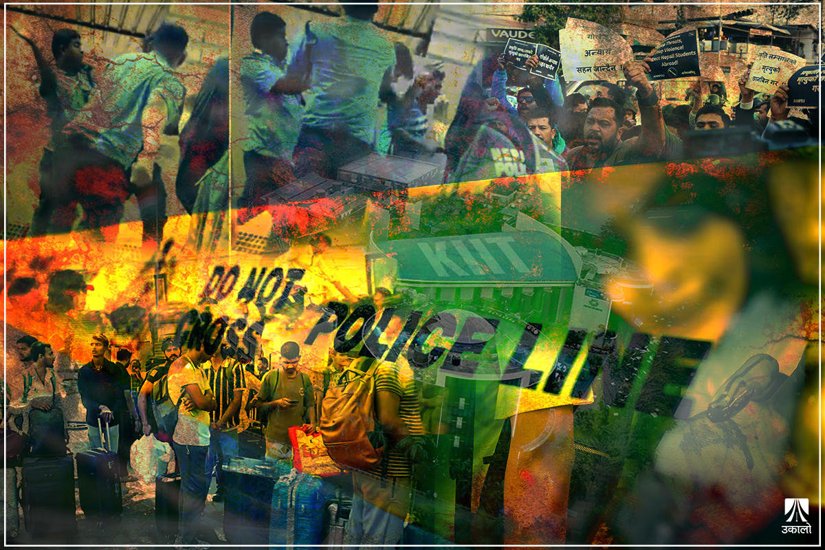 प्रकृति मृत्यु प्रकरणः होस्टेलबाहिर उभिएका नेपाली विद्यार्थीले रातभरि गाली सुनिरहे