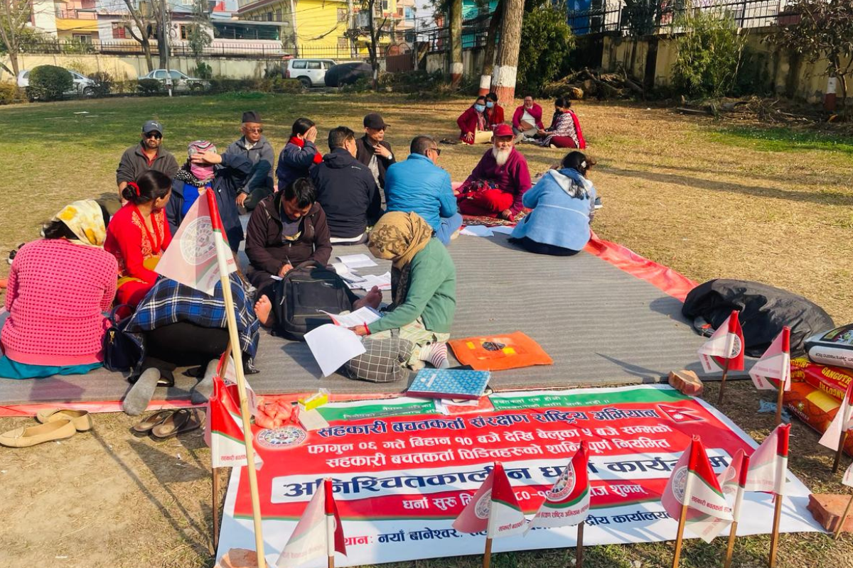 असम्बन्धित व्यक्तिको नेतृत्वमा सहकारी पीडितको संस्था, आन्दोलनका नाममा उल्टै असुली