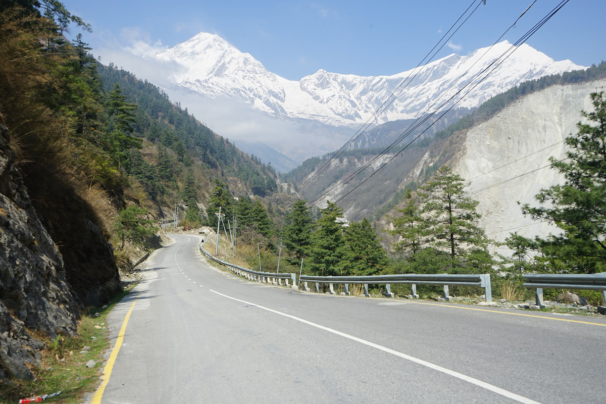 कालीगण्डकी करिडोर: बेनी–जोमसोम–कोरला खण्डमा ४८ किलोमिटर कालोपत्र