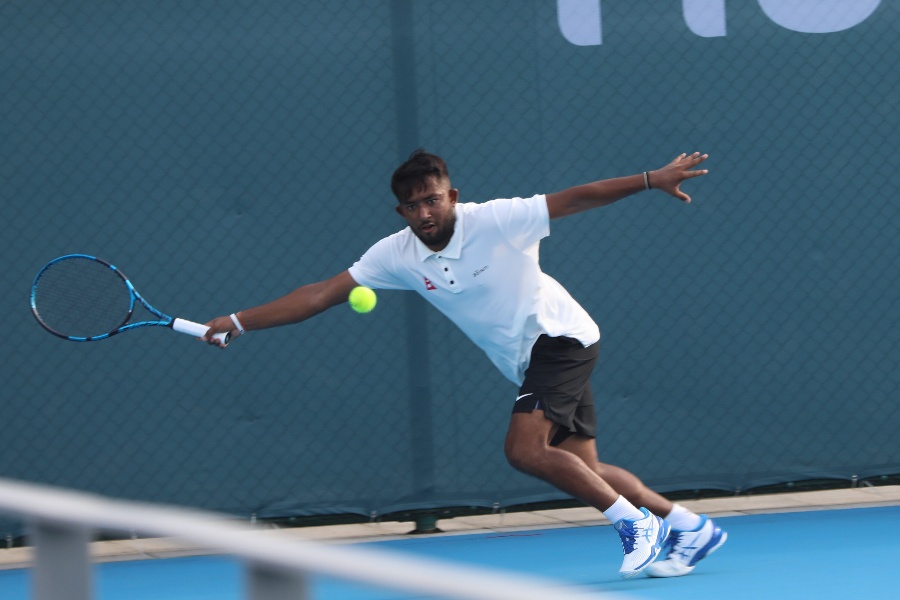 एशियाली खेलकुद: टेनिसमा प्रदीपको विजयी शुरूआत