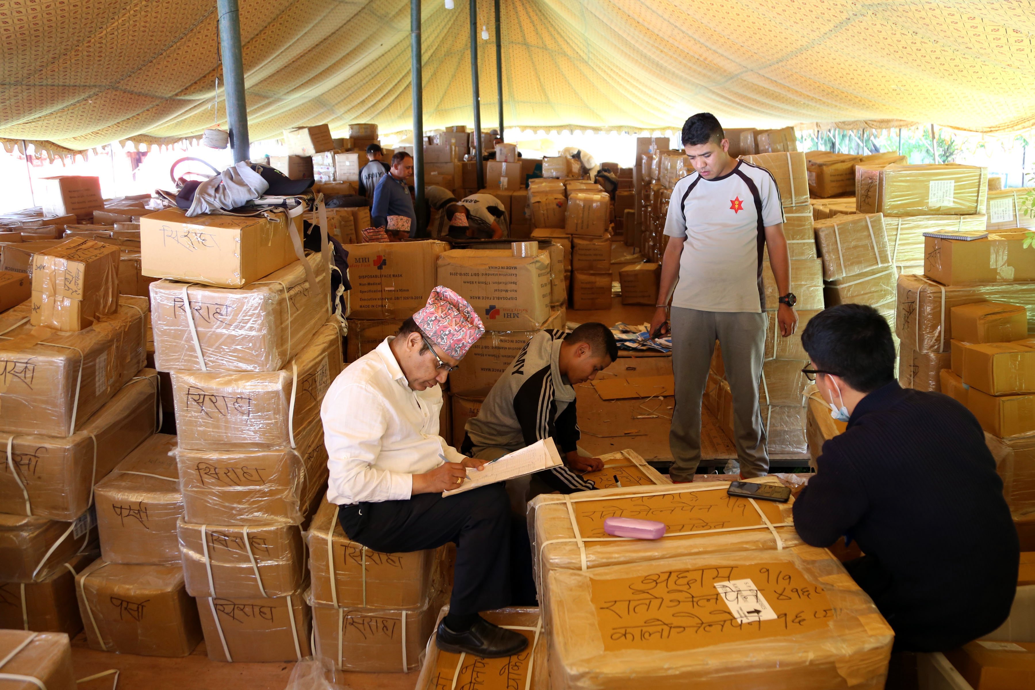 प्रत्यक्षतर्फको चालीस प्रतिशत मतपत्र छपाइ सम्पन्न